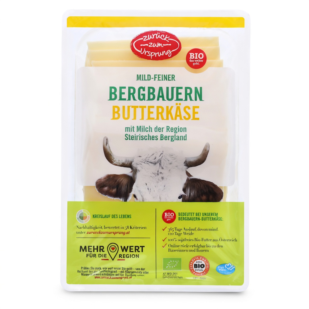 ZURÜCK ZUM URSPRUNG Butterkaese Bio