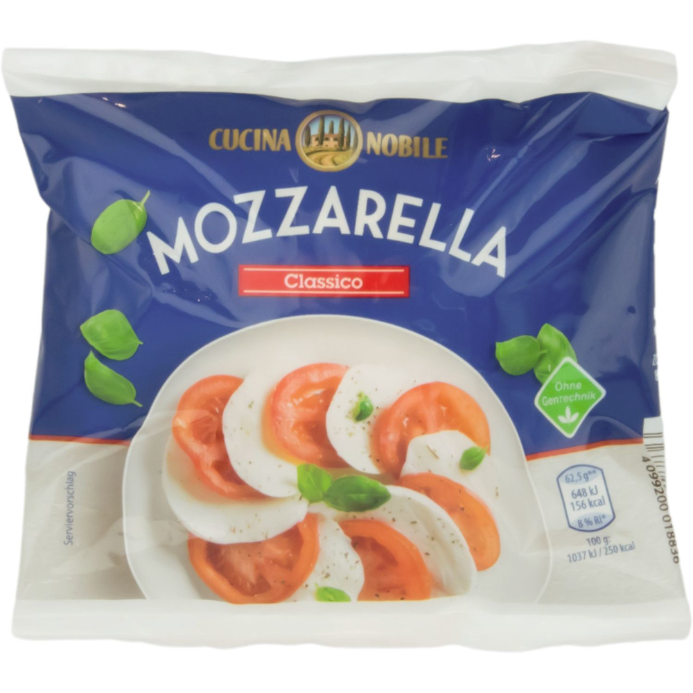 ROKSH Frischkäse &amp; Co CUCINA NOBILE Mozzarella klassik 125g HOFER