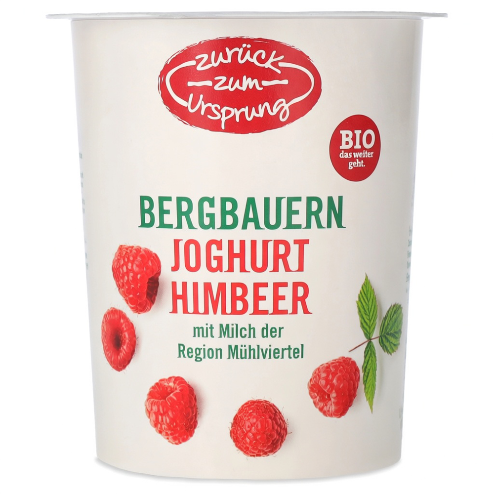 ZURÜCK ZUM URSPRUNG Joghurt Himbeer Bio