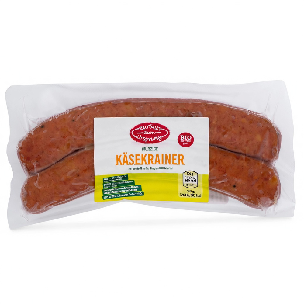 Zurück zum Ursprung Kaesekrainer Bio
