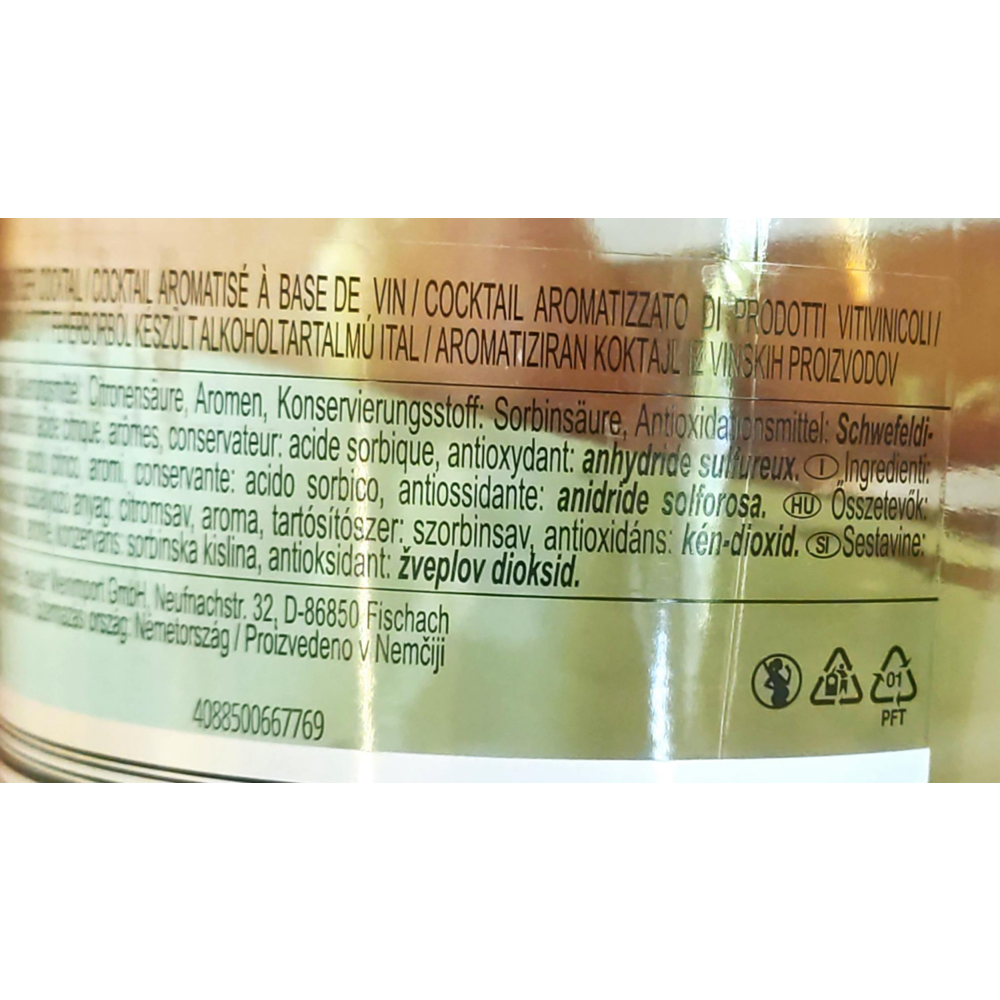 ROKSH Sekt RAVINI Hugo Holunderblüte-Minze 75cl