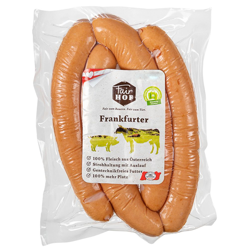 ROKSH Würstel FAIR HOF Frankfurter 240g