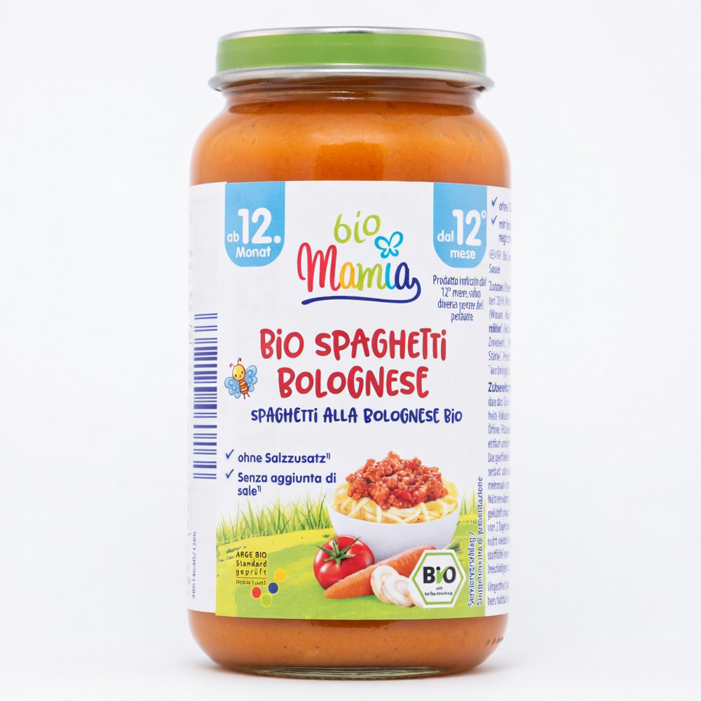 MAMIA Glaeschen Spaghetti Bolognese Bio