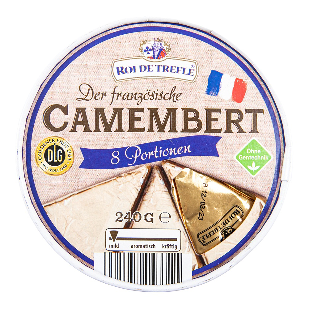 ROKSH Weichkäse ROI DE TREFLE Der französische Camembert 8 Portionen