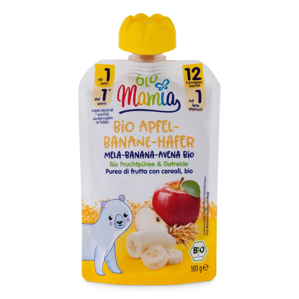 Quetschie Apfel Banane Hafer