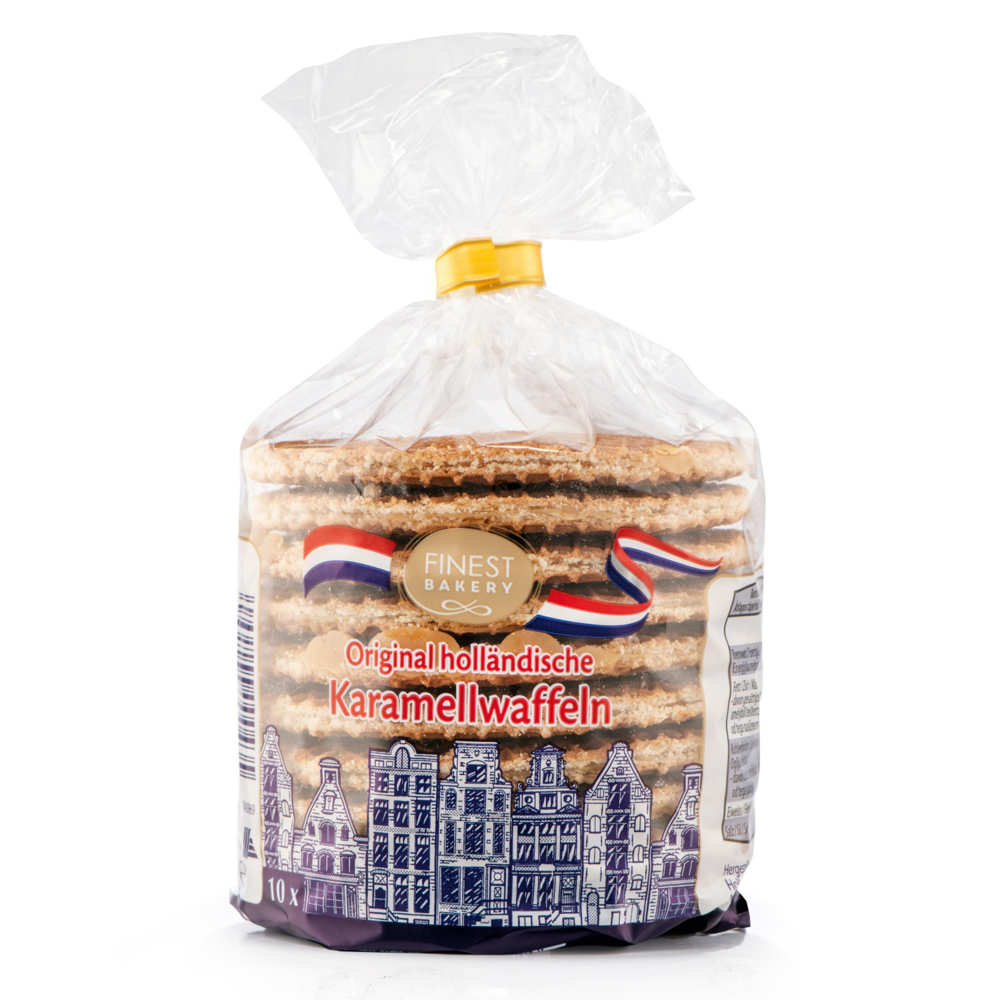 ROKSH Waffeln FINEST BAKERY Original holländische Karamellwaffeln 400g