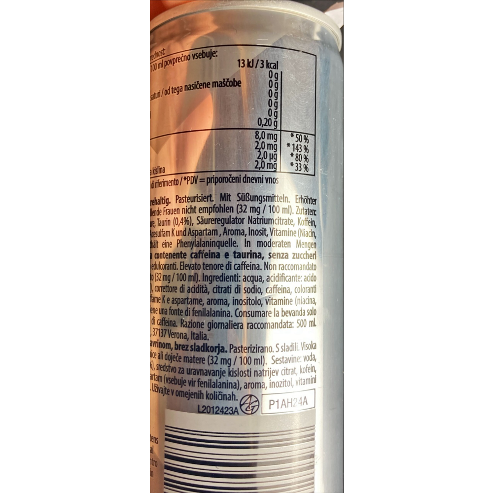 ROKSH Sport & Energy Drinks FLYING POWER Energy Zuckerfrei 0,25l