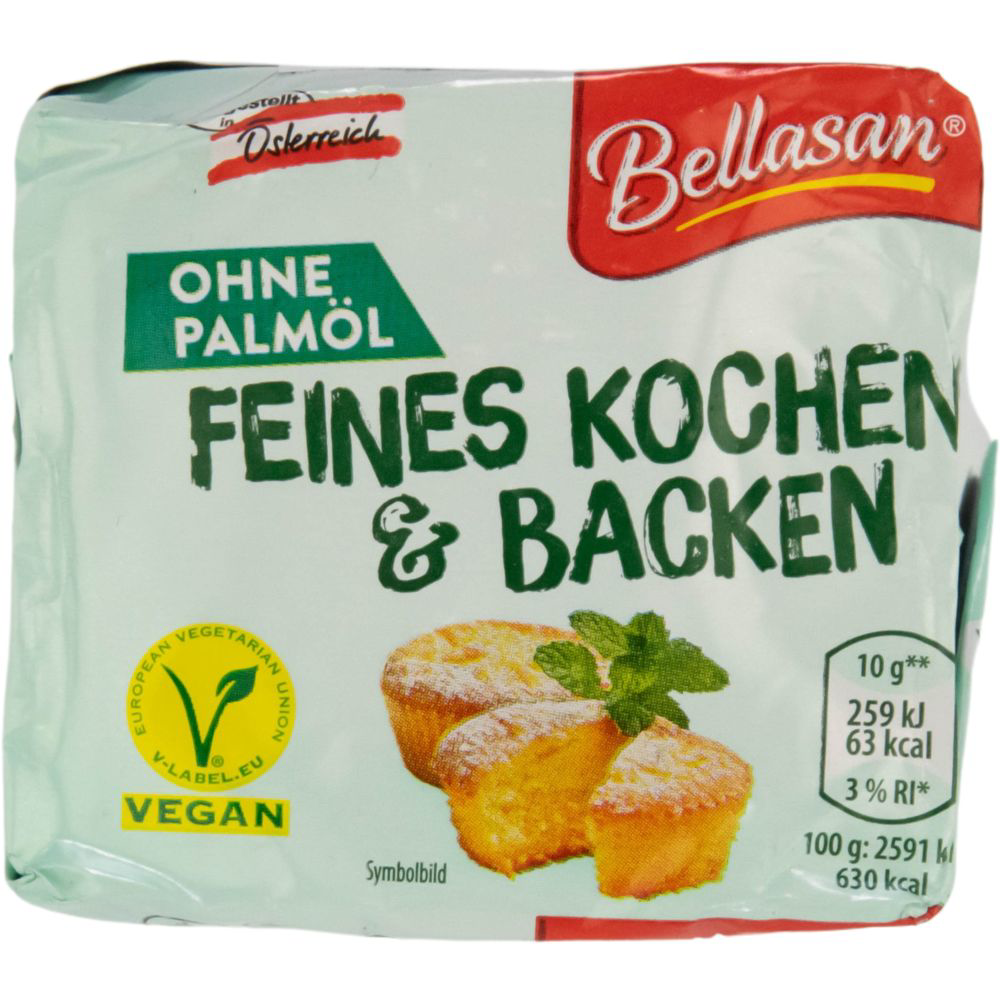 ROKSH Margarine & pflanzliche Fette BELLASAN Feines Kochen & Backen