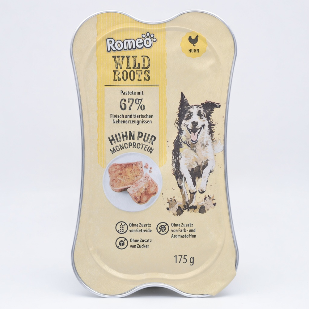 ROMEO Hundefutternass Huhn