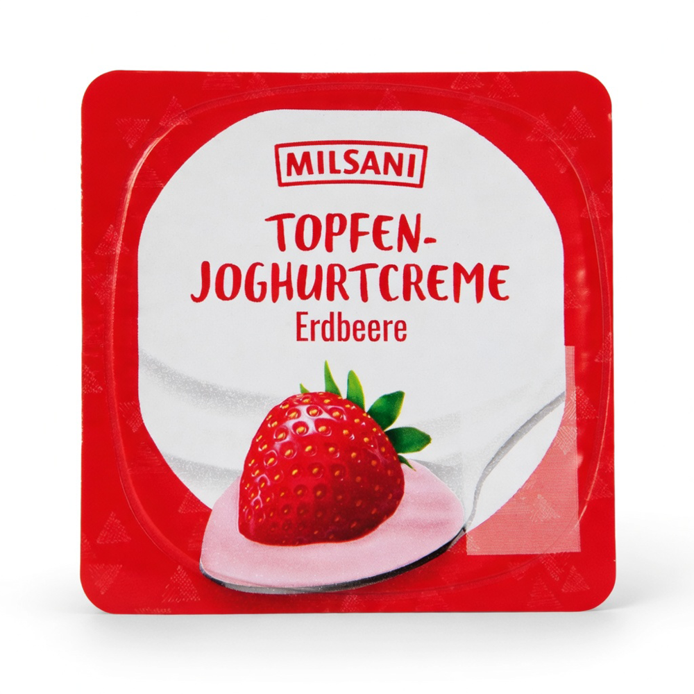 MILSANI Topfencreme Erdbeer