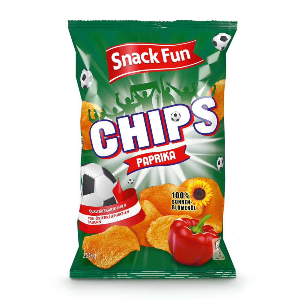 ROKSH Chips SNACK FUN Kartoffelchips Paprika 250g